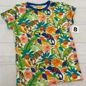Duns Vibrant Jungle Chameleon Kids Tee